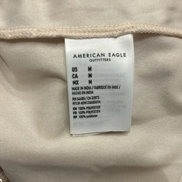 *NWT* American Eagle Fully Lined Rose Gold Sequin Sleeveless Mini Dress, Sz M - Picture 6 of 7